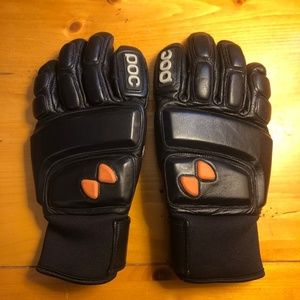 POC Palm X Leather Ski Racing Gloves